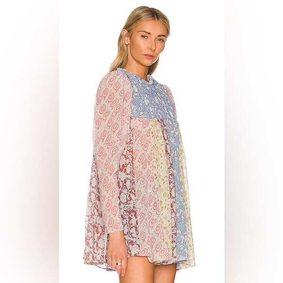 Free People Merrie Mix Print Tunic - Picture 6 of 14